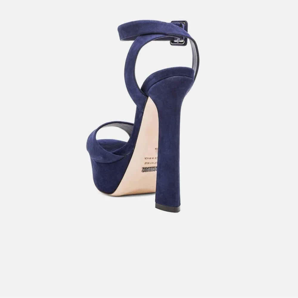 Schutz Amatista Platform Peep Toe Heels